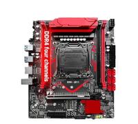 Carte mère de Jeu X99-JS11 combinée avec E5 2682 V4 + 16 go, Prend en Charge TPM2.0, Alimentation 8 Phases for des Performances Stables(E5 2682V4,None)