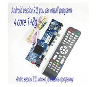 Carte mère de pilote TV LCD MSD338STV5.0 compatible avec tous les types d'écrans LCD double cœur, mémoire 512 Mo + 4 Go, Wi-Fi(1 8G 4 cores)