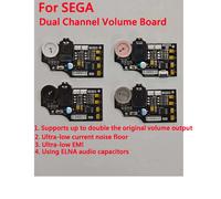 Carte mère de volume double canal de haute qualité pour console SEGA Game Gear GG, accessoires de réparation sans son Black