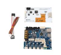 Carte mère d'imprimante 3D et écran tactile couleur PanelDue 5i de 5 pouces - Carte électronique avancée 32 bits compatible avec Duet 2 Maestro - Module Ethernet et pilotes TMC2224