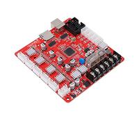 Carte Mère D'imprimante 3D, Pwm Module de Carte Mère de Sortie 3 Voies pour Interface USB Anet A8 Plus 12-24V, avec Pilote Pas à Pas A4988 16 Subdivision, Carte Mère pour