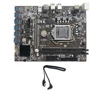 Carte mère d'ordinateur B250C BTC Carte mère minière avec SATA Câble 1 2xpcie for USB3.0 Slot Carte Graphique LGA1151 Les Soutiens DDR4 DIMM RAM for BTC