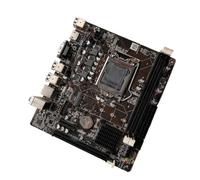 Carte mère d'ordinateur haute performance MicroATX H61 compatible avec processeur Socket 1155 10 ports USB