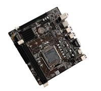 Carte mère d'ordinateur haute performance MicroATX H61 compatible avec processeur Socket 1155 10 ports USB