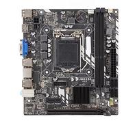 Carte Mère D'ordinateur M-ATX, Carte Mère de Bureau Inter H61M LGA 1155, Carte Mère de Jeu DDR3 Double Canal avec SATA2.0/PCI-E 8X/VGA+HDML, pour Inter I7 I5 I3