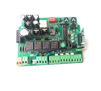 Carte mère électronique 24 V for moteur d'ouverture de portail battant automatique à double battant 24 V CC pour ouvre-portails électriques automatiques(2 remotes)