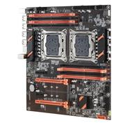 Carte mère Ensemble de Cartes mères Doubles Fit for X99 avec 2 processeurs E5 2680 V4, 8 mémoires DDR4 16 Go (128 Go), 2400 MHz, Compatible USB 3.0, SATA, M., Serveur