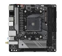 Carte mère Fit for ASRock A520 Mini-ITX A520M-ITX/AC Socket AM4, 64 Go de mémoire DDR4 NVMe SSD M.2, Compatible avec Les processeurs 5800G, 3400G, 3200G, 3600G, 5600G et 3900G.