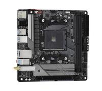 Carte mère Fit for ASRock A520M-ITX/AC Compatible avec processeurs 5600G, 5700X, 5700X3D et 5800X3D, 2xDDR4 5100 MHz, NVME M.2 PCIe 3.0, Mini-ITX AM4