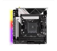 Carte mère Fit for ASRock B550 Phantom Gaming-Carte mère ITX/AX Prise en Charge 3600X 5600G 5700x3D 5800X3D 5900X CPU 4xDDR4 64 go M.2 AM4 PCIe4.0 Mini-itx