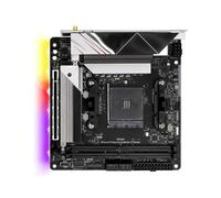 Carte mère Fit for ASRock B550 Phantom Gaming-ITX/AX Compatible avec Les processeurs Ryzen 5 5600X, 5600G, 5700X3D et 5800X3D, mémoire DDR4 5400 MHz, Format M.2, Socket AM4.