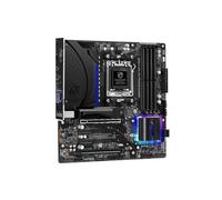 Carte mère Fit for ASROCK B650M PG Riptide Micro-ATX Ryzen B650 DDR5 6200 + (OC) MHz M.2 USB3.2 Max-192G Prise Double Canal AM5 Carte mère