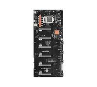 Carte mère Fit for ASRock H510 Pro BTC+ Compatible avec processeurs i9-11900KF 11900F i7-11700KF i5-11400F 10400F i3-10100F LGA 1200 DDR4 M.2 HDMI ATX Carte mère