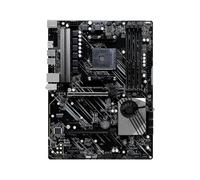 Carte mère Fit for ASRock X570 Phantom Gaming 4S Compatible avec Les processeurs 5600, 5600G, 5700X et 5800X3D (Socket AM4), 4 emplacements mémoire DDR4 4066 MHz, M.2 PCIe 4.0