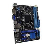 Carte mère Fit for ASUS H61M-K, Socket LGA 1155, Compatible avec Les processeurs Intel Core i3-2130, 3245, 2405, 2500, 3340, 3470, 3570 et 3770, Format Micro ATX.