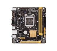 Carte mère Fit for ASUS H81M-CS Intel H81, Socket LGA 1150, 16 Go de RAM DDR3, Compatible avec Les processeurs Core i5-4690, i3-4130, i3-4150, i3-4170 et i5-4570, Format Micro ATX