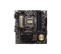 Carte mère Fit for ASUS H97M-PLUS Micro ATX avec Socket LGA 1150 for processeurs Intel Core i3, i5 et i7 de 4e génération, Compatible 4 emplacements RAM DDR3 Carte mère
