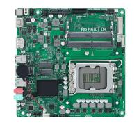 Carte mère Fit for ASUS Pro H610T D4 Mini-ITX, processeur Intel H610, mémoire DDR4 64 Go M.2, Compatible avec Les processeurs Intel Core i5-14500, i7-13700, i5-12600 et i9-12900.