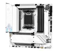 Carte mère Fit for JGINYUE B850M Snow Dream WiFi Carte mère M-ATX for AMD Ryzen série 9000 Max à 9950X3D Ordinateur de Bureau DDR5 128GB RAM PCIe5.0 M.2 5