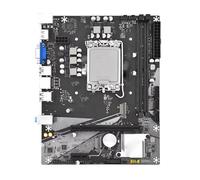 Carte mère Fit for JINGSHA H610 LGA1700 Compatible avec processeurs Intel Core i3/i5/i7/i9 12/13/14e génération, mémoire DDR4 Double Canal H610M-A Gaming 64 Go Cartes mères d'ordinateur
