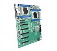 Carte Mère Fit for JINGSHA X99 Double Processeur Socket LGA 2011-3 X10D2D Prise en Charge des Processeurs DDR4 XEON V3/V4 PCIE16X8X1X NVME M.2 Cartes mères d'ordinateur