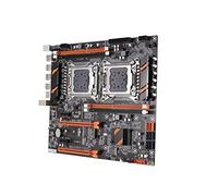 Carte mère Fit for Kllisre X79 Dual CPU Carte Mère La Principale E-ATX LGA 2011 USB3.0 SATA3 PCI-E 3. 16x NVME M. SSD Soutenir Le Processeur Xeon