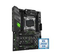 Carte mère Fit for Machinist MR9A Pro X99 Carte mère Combo tpm2.0Xeon E5 2650 V4 CPU et DDR4 32GB RAM Kit en Option Quatre canaux ATX USB3.0(Motherboard+CPU)