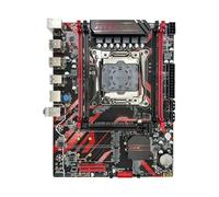 Carte mère Fit for MOUGOLX99 D4 Rouge Compatible avec Les processeurs Xeon E5 V3 et V4 (LGA 2011-3), la mémoire vive DDR4 Quad-Channel et Deux emplacements SATA PCI-E M.2 * 2.
