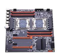 Carte mère Fit for QIYIDA X99 avec Puce C612, Compatible avec Les processeurs LGA 2011-3, la RAM DDR4, Les Ports NVMe, NGFF M.2, USB 3.0 et SATA 3.0. PCIe 16x.
