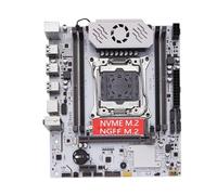 Carte mère Fit for QIYIDA X99 Carte mère D4 TPM2.0 LGA 2011 3 avec Emplacement M.2 Prise en Charge de la mémoire DDR4 C612chip SATA3. USB3. PCI16X