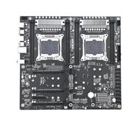 Carte mère Fit for X99 D4 Dual LGA2011-3, 10 Ports SATA 3.0, USB .2, 8 emplacements NVME M., Prise en Charge du processeur XEON V3 V4, PCIE 16X Carte mère