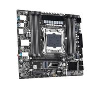 Carte mère Fit for X99EL Max LGA 2011 avec processeur E5 2666 V3 + 4 x 16 Go = 64 de RAM DDR3 ECC Kit Carte Xeon X99 Combo Quad Channel SATA 3.0 Cartes mères d'ordinateur