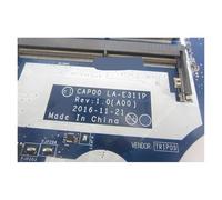 Carte Mère for Ordinateur Portable Precision 7520 M7520, avec Processeur E3/I7-6th 7e Génération CAP00 LA-E311P MB for Dell, Pièces