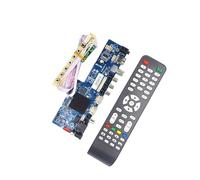 Carte mère for Smart TV Android, Compatible avec S368LA1.5, système Android 9.0, 4 cœurs, 512 Mo + 4 Go de RAM, 1 Go + 8 Go de Stockage, Logiciel de Modification de télécommande(512MB-4G)