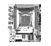 Carte mère Gaming X99M, Format M-ATX, processeur Intel Core i5-2673v3/2666v3, 2 x 16 Go de RAM DDR3 ECC 1600 MHz avec kit RGB et Module TPM intégré (1 pièce).(E5 2666V3)