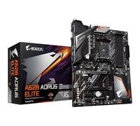 GIGABYTE Carte mère A520 AORUS ELITE - Compatible avec les processeurs AMD Ryzen série 5000 AM4, VRM numérique pur 5+3 phases, jusqu'à 4733MHz DDR4 (OC), PCIe 3.0 x4 M.2, LAN GbE, USB 3.2 Gen2