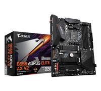 GIGABYTE B550 AORUS ELITE AX V2 Carte mère - Processeurs AMD Ryzen 5000, VRM 12+2 phases, jusqu'à 4733 MHz DDR4, 1xPCIe 4.0 + 1xPCIe 3.0 M.2, Wi-Fi 6E, LAN 2.5GbE, USB 3.2 Gen 2