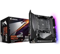 GIGABYTE B550I AORUS PRO AX Carte mère - Processeurs AMD Ryzen 5000, VRM 8 phases, jusqu'à 5300 MHz DDR4, 1xPCIe 4.0 + 1xPCIe 3.0 M.2, Wi-Fi 6E, LAN 2.5GbE, USB 3.2 Gen 2
