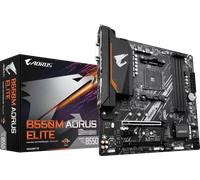 GIGABYTE B550M AORUS ELITE Carte mère - Processeurs AMD Ryzen 5000, VRM 5+3 phases, jusqu'à 4733 MHz DDR4, 1xPCIe 4.0 + 1xPCIe 3.0 M.2, LAN 1GbE, USB 3.2 Gen 1