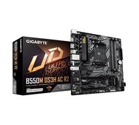GIGABYTE B550M DS3H AC R2 Carte mère - Processeurs AMD Ryzen 5000, VRM 5+3 Phases, jusqu'à 4733 MHz DDR4 (O.C.), 1x M.2 PCIe 4.0 + 1x M.2 PCIe 3.0, Wi-FI 5, LAN 1 GbE, USB 3.2 Gen 1