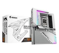 GIGABYTE B650E AORUS STEALTH ICE Carte mère - AMD Ryzen série 9000, VRM 12+2+2 phases, jusqu'à 8000 MHz DDR5 (OC), 1xPCIe 5.0 + 2xPCIe 4.0 M.2, LAN 2,5 GbE, WIFI 7, USB 3.2 Gen 2x2