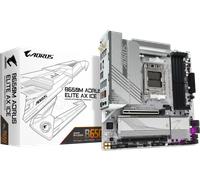 GIGABYTE B650M AORUS ELITE AX ICE Carte mère - AMD Ryzen série 9000, VRM 12+2+2 phases, jusqu'à 8000 MHz DDR5 (OC), 1xPCIe 5.0 + 1xPCIe 4.0 M.2, LAN 2,5 GbE, WIFI 6E, USB 3.2 Gen 2x2