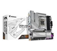 GIGABYTE B650M AORUS ELITE AX ICE Carte mère - AMD Ryzen série 9000, VRM 12+2+2 phases, jusqu'à 8000 MHz DDR5 (OC), 1xPCIe 5.0 + 1xPCIe 4.0 M.2, LAN 2,5 GbE, WIFI 6E, USB 3.2 Gen 2x2