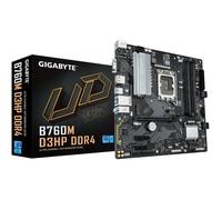 GIGABYTE B760M D3HP DDR4 - Prend en charge les processeurs Intel Core 14ème génération, VRM numérique 4+1+1 phases, jusqu'à 5333MHz DDR4 (OC), 2xPCIe 4.0 M.2, LAN GbE, USB 3.2 Gen1