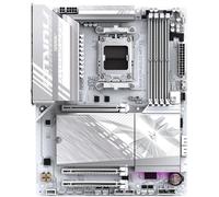 Carte mère GIGABYTE B850 AORUS Elite Wi-Fi 7 Ice - pour processeurs AMD Ryzen série 9000, VRM numérique 14+2+1 phases, DDR5 jusqu'à 8200 MHz (OC), 1 x M.2 PCIe 5.0 + 2 x M.2 PCIe 4.0, LAN 2,5 GbE, USB