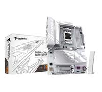 GIGABYTE B850 AORUS ELITE WIFI7 ICE Carte Mère - AMD Ryzen 9000 Series CPUs, VRM numérique 12+2+1 phases, jusqu'à 8200MHz DDR5 (OC), 1xPCIe 5.0 + 2xPCIe 4.0 M.2, LAN 2,5, WIFI 7, USB 3.2 Gen 2x2