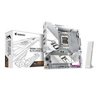 GIGABYTE B850M AORUS ELITE WIFI6E ICE Carte Mère - Processeurs AMD Ryzen Série 9000, 12+2+1 phases VRM numériques, jusqu'à 8200MHz DDR5 (OC), 1xPCIe 5.0 + 1xPCIe 4.0 M.2, LAN 2.5, WIFI 7, USB 3.2 Gen 2
