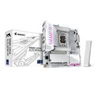 GIGABYTE B860M AORUS ELITE WF6E ICE Carte mère - Processeurs Intel Core Ultra, VRM 12+1+2+1 phases, jusqu'à 9200MHz DDR5, 1xPCIe 5.0 + 2xPCIe 4.0 M.2, LAN 2,5 GbE, WIFI 6E, USB 4
