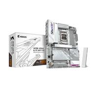 GIGABYTE X870E AORUS ELITE WIFI7 ICE Carte mère - Prend en charge les processeurs AMD Ryzen 9000, VRM numérique 16+2+2 phases, jusqu'à 8200 MHz DDR5 (O.C.), 3x PCIe 5.0 + 1x PCIe 4.0, Wi-Fi 7, LAN 2.5 GbE, USB 4