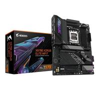 GIGABYTE X870E AORUS ELITE WIFI7 Carte Mère - Prend en charge les processeurs AMD Ryzen 9000, 16+2+2 phases VRM numérique, jusqu'à 8000Hz DDR5 (OC), 3xPCIe 5.0 + 1xPCIe 4.0, Wi-Fi 7, LAN 2,5GbE, USB 4